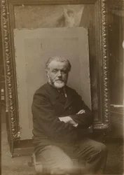 Porträtt av Henri Fantin-Latour 1836-1904, ca 1895-1900.