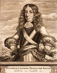 Porträtt av Henry Casimir II 1657-1696, prins av Nassau-Dietz, 1675.
