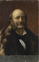 Porträtt av Jacques Offenbach 1819-1880