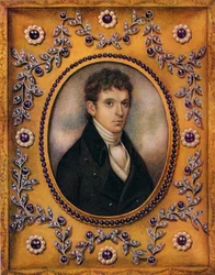 Porträtt av James H. Leigh Hunt., c1810