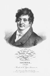 Porträtt av Jean Baptiste Joseph Fourier 1768-1830
