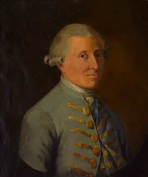 Porträtt av Johann Christian Breithaupt 1736-1800, andra hälften av 1700-talet.