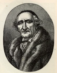 Porträtt av Johann Gottfried Schadow 1764-1850.