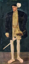 Porträtt av Johann V Hanns av Liechtenstein.