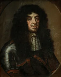 Porträtt av Johannes II Casimir Vasa 1609-1672, kung av Polen och storhertig av Litauen, andra hälften av 1600-talet.