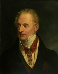 Porträtt av Klemens Wenzel, Prins av Metternich 1773-1859, ca. 1815