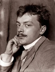 Porträtt av Koloman Moser, 1890.