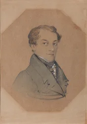 Porträtt av Kondraty Fyodorovich Ryleyev 1795-1826, 1800-talets första kvartal