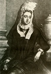 Porträtt av Lady Fenwick, som visar sörjande änkor, 1695, 1937.
