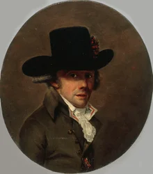 Porträtt av Marguerite Élie Guadet 1758-1794, 1789.