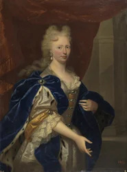 Porträtt av Maria Josepha av Österrike 1699-1757, 1700-talet