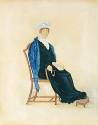 Porträtt av Mrs Crofts, ca. 1815-30.