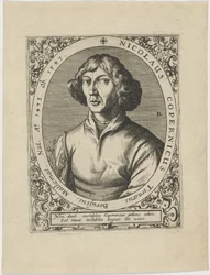 Porträtt av Nicolaus Copernicus 1473-1543, 1598.
