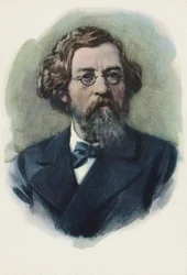 Porträtt av Nikolay Chernyshevsky 1828-1889