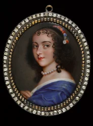 Porträtt av Ninon de Lenclos 1620-1705, tidigt 1700-tal.