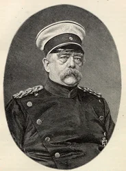 Porträtt av Otto von Bismarck 1815-1898.