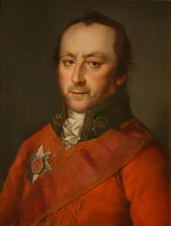 Porträtt av Pavel Ivanovich Golenishchev-Kutuzov 1767-1829, 1800-talet