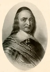 Porträtt av Peter Stuyvesant, i rustning och kalot, 1647, 1937.