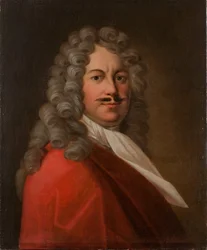 Porträtt av prins Andrey Yakovlevich Khilkov 1676-1718, 1800-talet