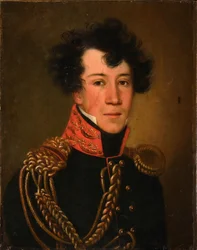 Porträtt av prins Nikolay Fjodorovich Golitsyn 1789-1860, 1810-talet