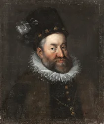 Porträtt av Rudolf II av Österrike 15521612, helig romersk kejsare, ca. 1600