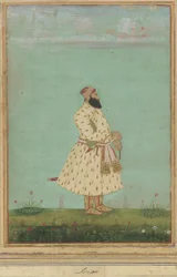 Porträtt av Safdar Jang, tidigt 1700-tal.