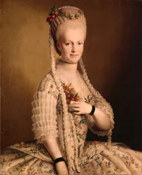 Porträtt av Sarah Greigh 17521793, hustru till amiral Samuel Greigh, 1775