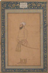 Porträtt av Sayyid Amir Khan, andra hälften av 1600-talet.