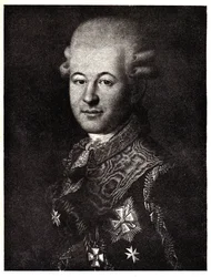 Porträtt av Semyon Zorich 1745-1799, Katarina den storas favorit, tidigt 1800-tal.