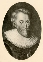 Porträtt av Sir Edwin Sandys, med nedvänd krage, c1560-1570, 1937.