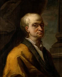Porträtt av Sir Isaac Newton 1642-1727, 1710