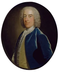Porträtt av Sir Lister Holte 1720-70, 5:e friherre, 1750-1770.
