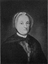 Porträtt av Sophie de La Font 1717-1797, andra hälften av 1700-talet.