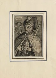 Porträtt av Stephen Báthory, kung av Polen, slutet av 1500-talet.