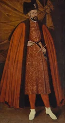 Porträtt av Stephen Báthory av Polen, första hälften av 1600-talet