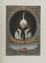 Porträtt av Sultan Mustafa III 1717-1774, 1815