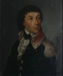 Porträtt av Tadeusz Kosciuszko 1746-1817, tidigt 1800-tal.