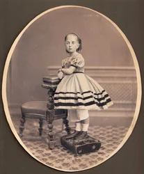 Porträtt av Varvara Mikhailovna Dostojevskaja 1854-1864, ca 1860