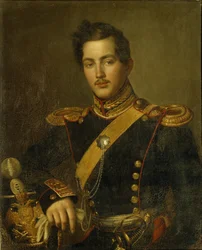 Porträtt av Vasily Vasilyevich Zagryazhsky, 1840-talet