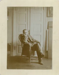 Porträtt av Vilhelm Hammershøi 1864-1916.