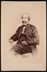 Porträtt av Walter Lenox 1817-1874, före 1874.