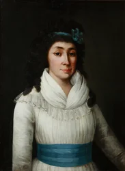 Porträtt av Yelizaveta Petrovna Yankova 1768-1861, född Rimskaya-Korsakova, 1794