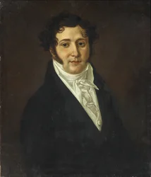 Porträtt av Yuri Petrovich Lermontov 1787-1831, 1800-talets första kvartal