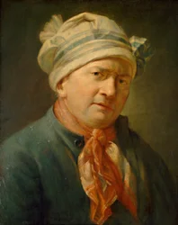 Porträtt av en man, 1700-talet.