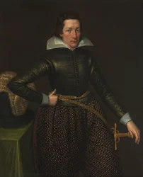 Porträtt av en man, ca. 1610.