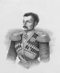 Porträtt av generalmajor Nikolay Sleptsov 18151851, 1877