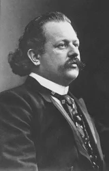 Porträtt av pianisten och kompositören Alfred Reisenauer 1863-1907.