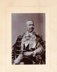 Porträtt av pianisten och kompositören Géza Zichy 1849-1924, 1900-talet.