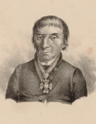 Porträtt av pianisten och kompositören Maximilian Stadler 1748-1833, 1830.