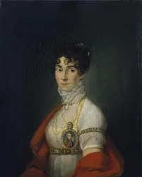 Porträtt av Astress och sångerska, Contess Praskovya Sheremeteva Zhemchugova 1768-1803, Airlie